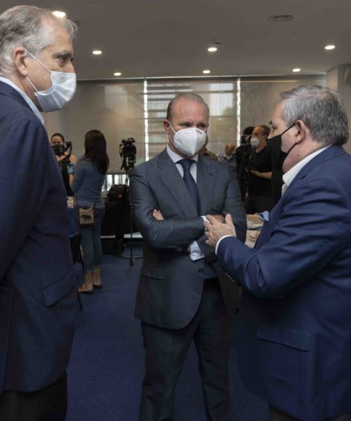 Juanjo Saavedra, Leopoldo Satrustegui y Fernando Tomás