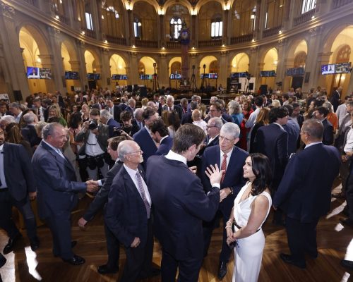 El evento tuvo lugar en el mítico parqué de la Bolsa de Madrid